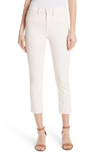 Tory Burch Mara Cropped Skinny Jeans In Ballet Pink | ModeSens