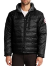 Canada Goose Lodge Hooded Puffer Jacket Fusion Fit In Black