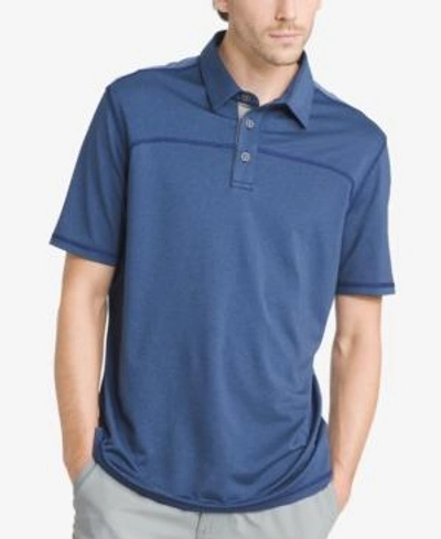 G.h. Bass & Co. Men's Performance Polo In Medieval Blue Heather