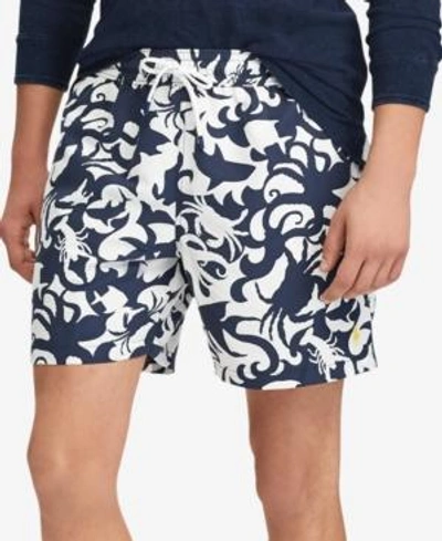 Polo Ralph Lauren Men's 5-3/4" Traveler Swim Trunks In Underwater