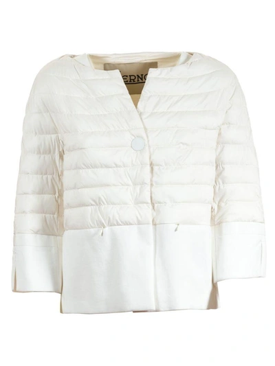 Herno Lightly Down Jacket In Cream