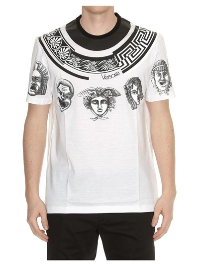 Versace Greek Balletto T-shirt In White