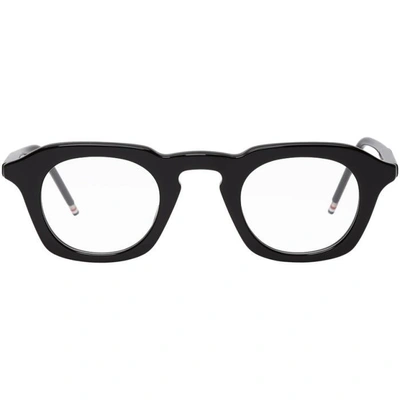 Thom Browne Square Glasses In Black