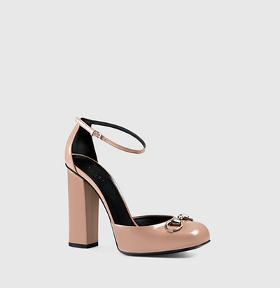 Gucci Horsebit-detailed Leather Mary Jane Pumps In In | ModeSens