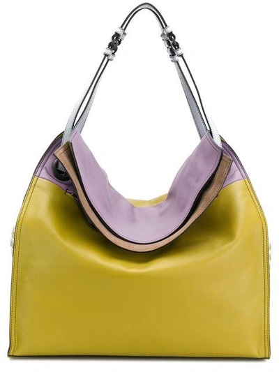 Bottega Veneta Intrecciato Palio Tote - Yellow & Orange