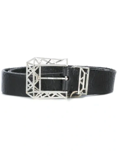 Golden Goose Buckle Belt In Black