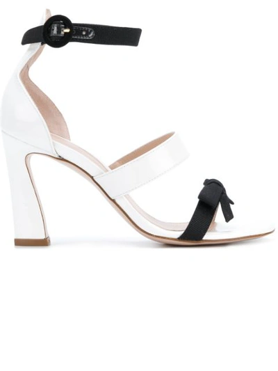 Stuart Weitzman Ally Sandals In White