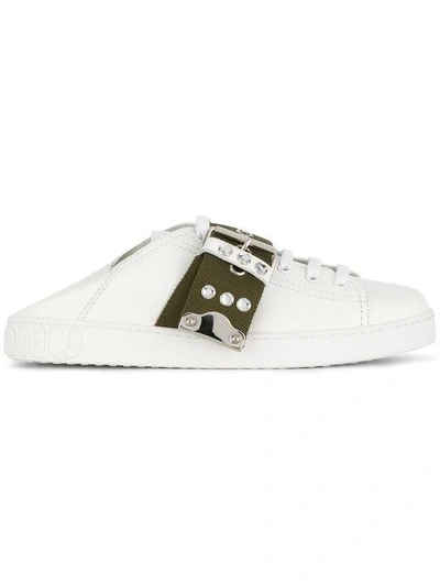 Miu Miu Collapsible Back Sneakers