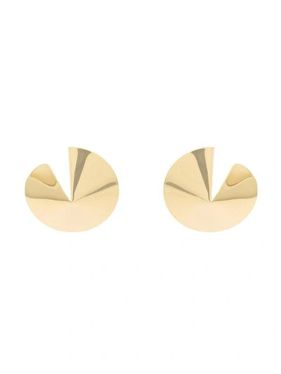 Gaviria Jewellery Gaviria Metallic Gold Fortune Cookie Earrings