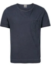 Massimo Alba Patch Pocket T-shirt In Blue