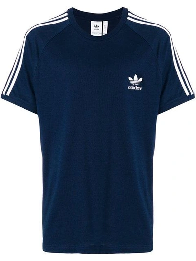 Adidas Originals Adidas  3-stripes T-shirt - Blue