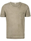 Massimo Alba Patch Pocket T In Neutrals