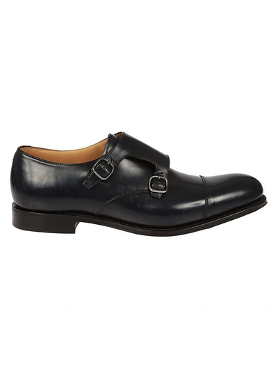 Church's Classic Monk Shoes In Abm Navy