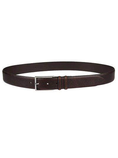 Orciani Patterned Belt In Brown