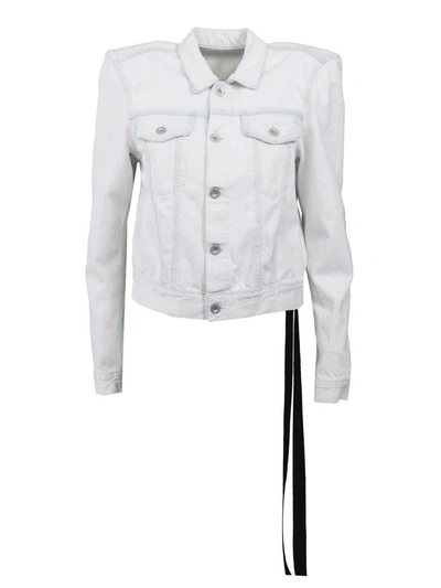 Ben Taverniti Unravel Project Denim Jacket In White