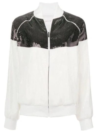 Alberta Ferretti Rainbow Week Jacket In White
