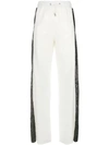 Alberta Ferretti Rainbow Week Trousers In White