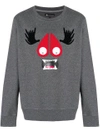 Moose Knuckles Moose Munster Sweatshirt In Charcoal