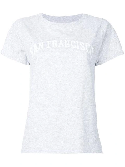 Apc A.p.c. San Francisco Print T-shirt - Grey