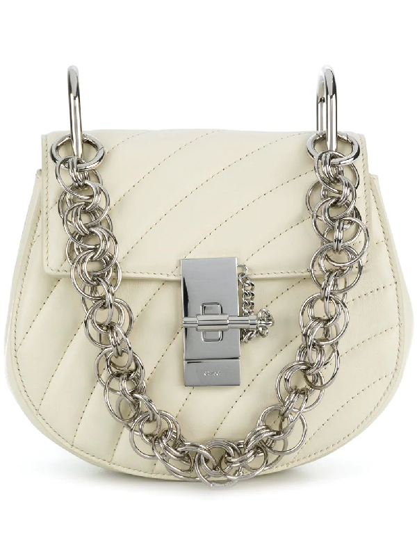 chloe quilted mini drew
