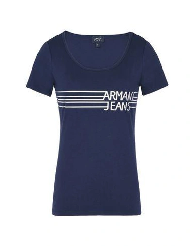 Armani Jeans T-shirt In Dark Blue