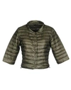 Duvetica Down Jacket In Military Green