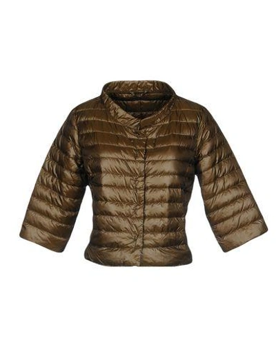 Duvetica Down Jacket In Green