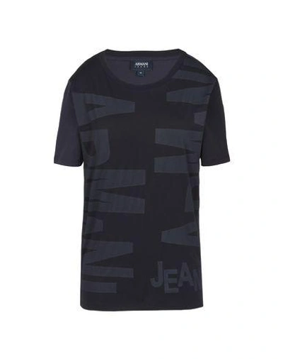 Armani Jeans T-shirt In Black