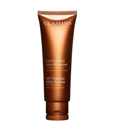 Clarins Self Tanning Milky-lotion For Face And Body In N/a