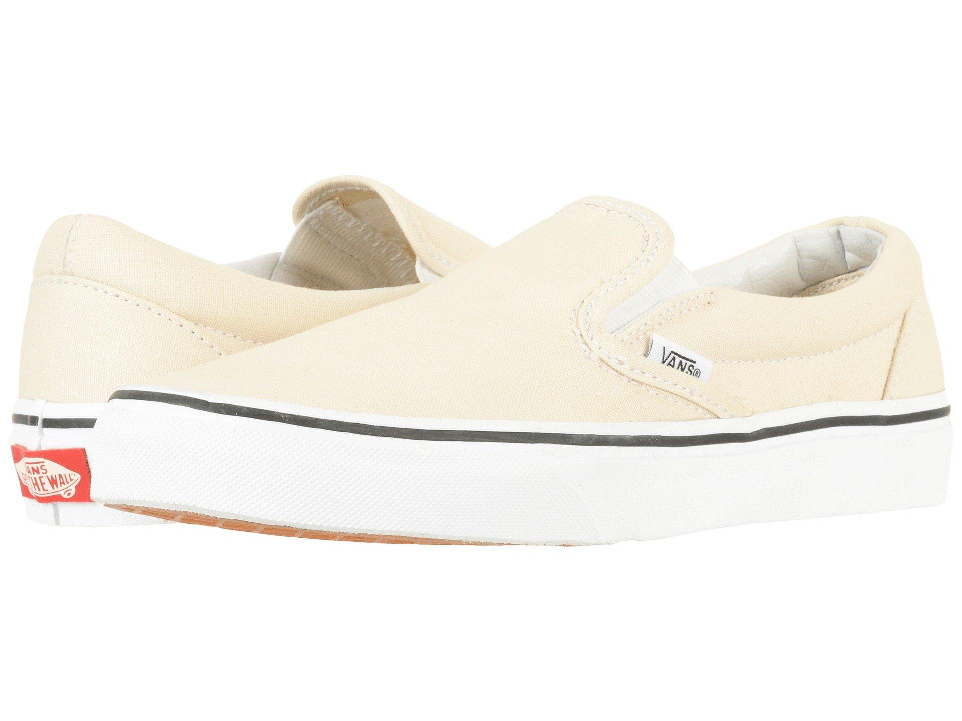 birch white slip on vans