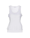 Givenchy Tank Tops In White