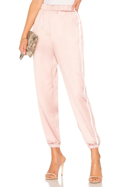 By The Way. Nola Double Strip Track Pant In Mauve