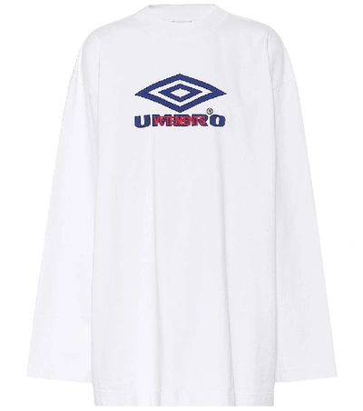 Vetements X Umbro Long-sleeved Cotton T-shirt In Female