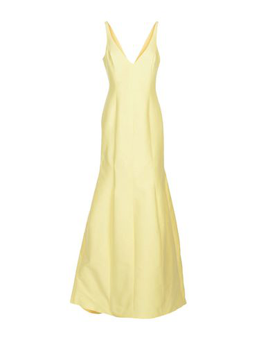 halston heritage yellow dress