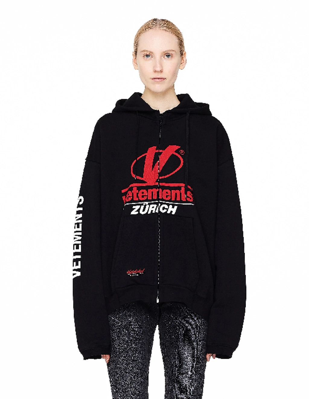 vetements Prbably Lying スウェット VETEMENTS AW18 NAUGHTY/ANGEL trompe loeil longsleeve tee SZ