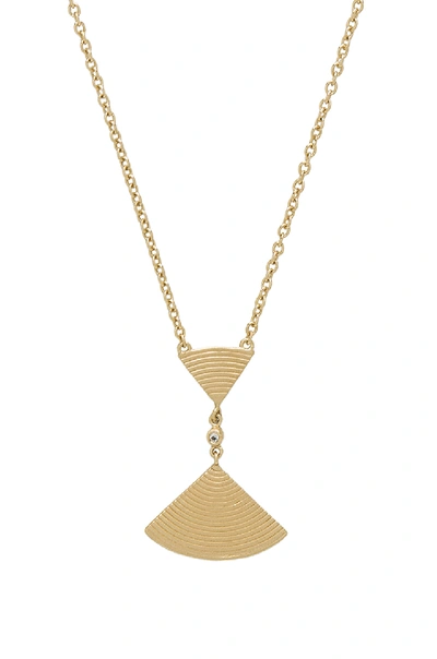 Elizabeth And James Vivian Necklace In Metallic Gold