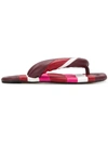 Isabel Marant Oahu Leather Sandals In Red