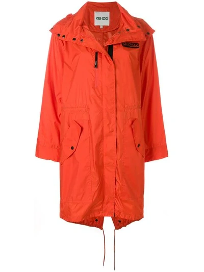 Kenzo Rain Jacket In Yellow