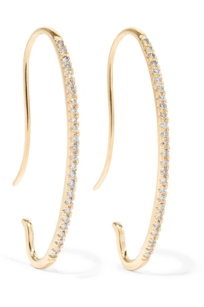 Hirotaka Gossamer 10-karat Gold Diamond Earrings