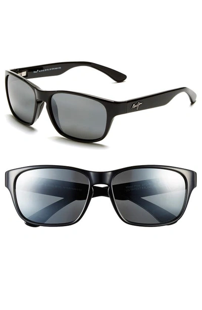 Maui Jim 'mixed Plate In Gloss Black/ Grey