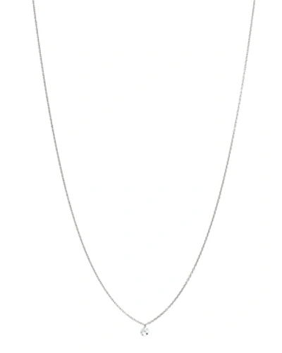 Aerodiamonds 18k White Gold Solo Petite Diamond Fringe Necklace, 18