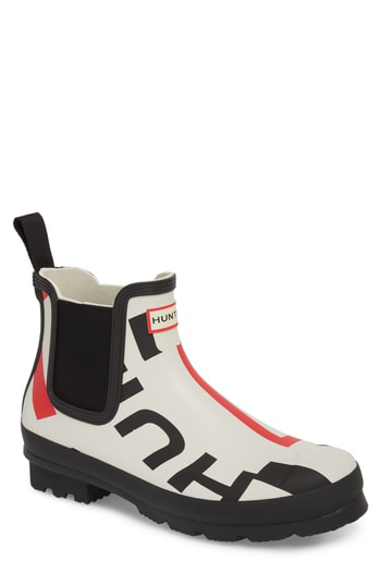 hunter exploded logo chelsea boots