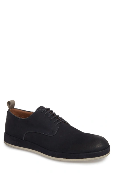 John Varvatos Sid Wrap Plain Toe Derby In Midnight