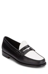 G.h. Bass & Co. 'larson - Weejuns' Penny Loafer In Black/ White