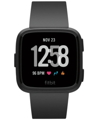 Fitbit Versa Black Band Touchscreen Smart Watch 39mm