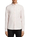 Allsaints Huntingdon Slim Fit Button-down Shirt In Malo Pink