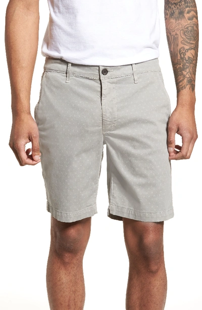 Ag Lotas Slim Fit Stretch Cotton Shorts In Light Pavement