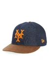 New Era X Levi's Mlb Logo Ball Cap - Black In New York Giants