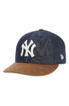 New Era X Levi's Mlb Logo Ball Cap - Black In New York Yankees