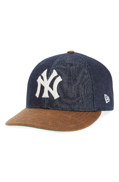 New Era X Levi's Mlb Logo Ball Cap - Black In New York Yankees